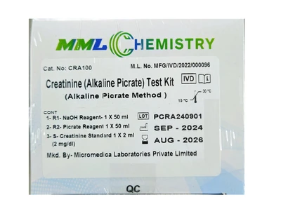 Creatinine Reagent - 2X100 ml - MicroMedica (10 Quantity)